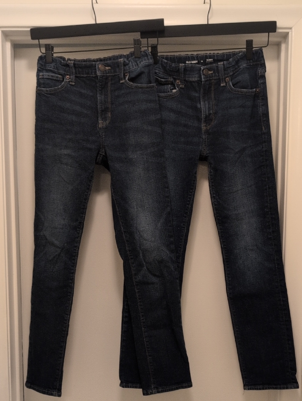 Old Navy Boy's Age 14 Dark Wash Skinny Jeans - Deep Indigo